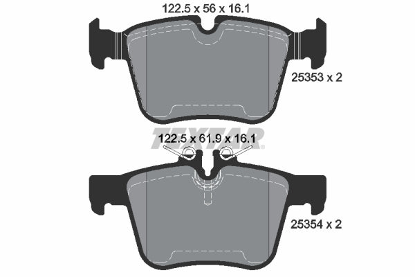 Pastillas De Freno Traseras Mercedes Benz Clase C (W205), GLC (C253) 0084201320