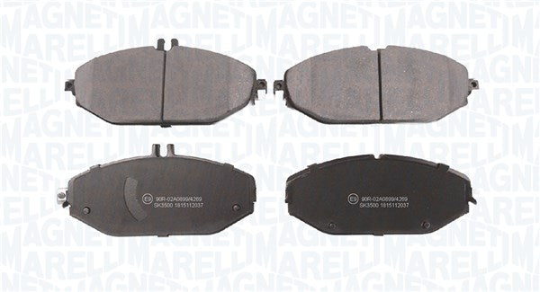 Pastillas De Freno Delanteras Mercedes Benz Clase C (W205), E (C238, W213) 0004209300
