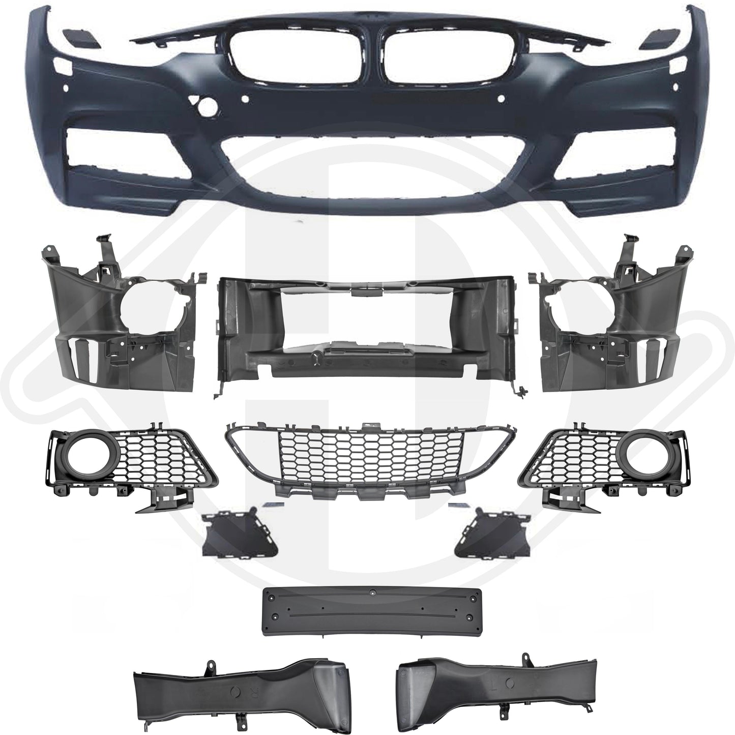 Kit Funda Parachoque Delantero Bmw Serie 3 (F30, F31) 51118067943