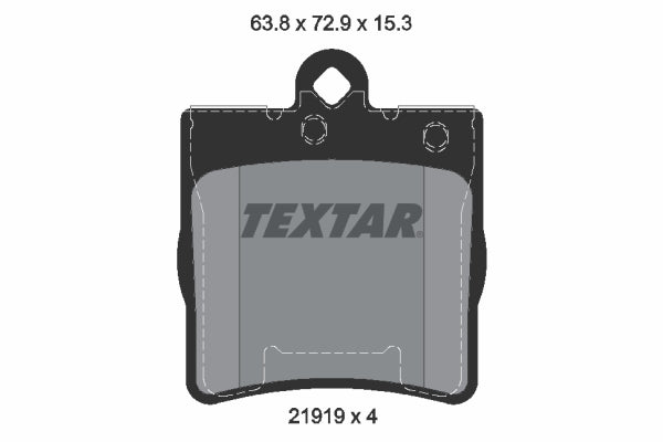 Pastillas De Freno Traseras Mercedes Benz Clase C (W203), CLK (C209), SLK (R171) 0034202720