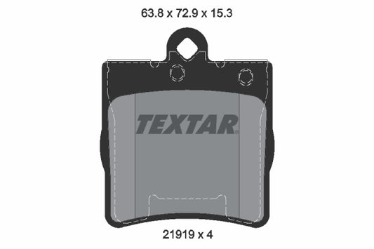 Pastillas De Freno Traseras Mercedes Benz Clase C (W203), CLK (C209), SLK (R171) 0034202720