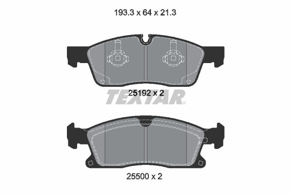 Pastillas De Freno Delanteras Mercedes Benz Clase GL (X166), GLE (C292, W166), ML (W166) 0074208020
