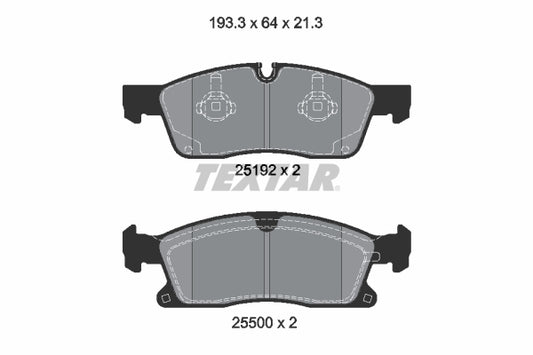 Pastillas De Freno Delanteras Mercedes Benz Clase GL (X166), GLE (C292, W166), ML (W166) 0074208020