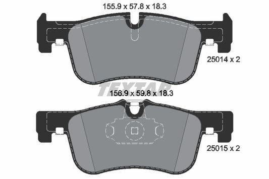 Pastillas De Freno Delanteras Bmw Serie 1 (F20, F21), 2 (F22, F23) 34116858910