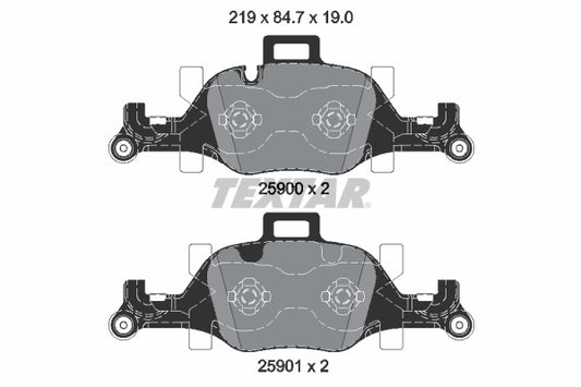Pastillas De Freno Delanteras Bmw Serie 2 (G42), 3 (G20), 4 (G23) 34116883469