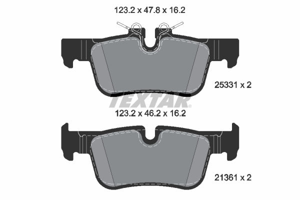 Pastillas De Freno Traseras Bmw Serie 1 (F40), 2 (F46), X1 (F48) 34216859917
