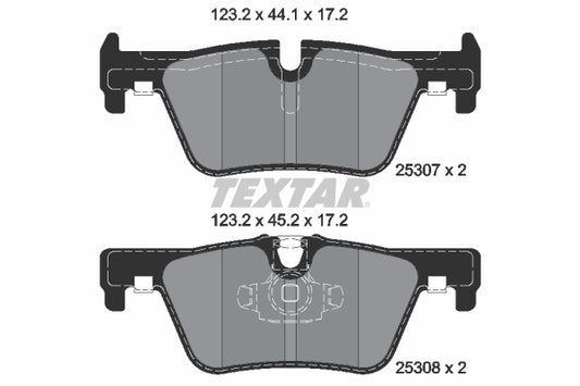 Pastillas De Freno Traseras Bmw Serie 1 (F20), 2 (F22), 3 (F30) 34216873093