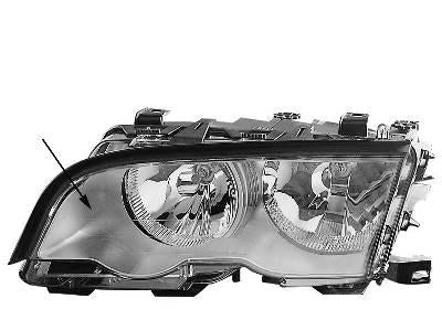 Farol Delantero Izquierdo Bmw Serie 3 (E46) 63128380175